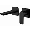 Смеситель для раковины VENTAS S 076008 скрытого монтажа, раздельный, черный матовый Смеситель для раковины VENTAS S 076008 скрытого монтажа, раздельный, черный матовый