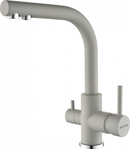 Смеситель для кухни Paulmark ESSEN серый дым Es213011-GRS Смеситель для кухни Paulmark ESSEN серый дым Es213011-GRS