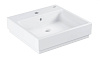 Картинка анонса товара «раковина grohe cube ceramic, подвесная 50 см, альпин-белый (3947400h)»