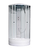 Картинка анонса товара «душевая кабина orans sr-86171w 90 x 90 см поддон 30 см, задние стекла белые дымчатые»
