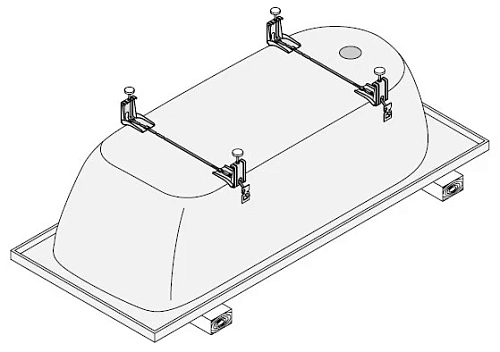 Ножки для ванны Bette B23-1500 Ножки для ванны Bette B23-1500