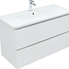 Тумба под раковину Aquanet Эмбер 105 белый матовый 00330469 напольная/подвесная Тумба под раковину Aquanet Эмбер 105 белый матовый 00330469 напольная/подвесная