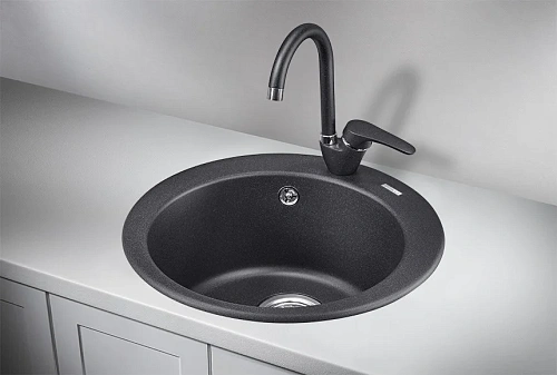 Кухонная мойка Granula 4801, ЧЁРНЫЙ, кварц 475 Кухонная мойка Granula 4801, ЧЁРНЫЙ, кварц 475