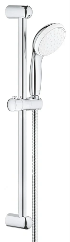 Душевой гарнитур GROHE New Tempesta 100, ручной душ, душевая штанга 600 мм и шланг, хром (26803000) Душевой гарнитур GROHE New Tempesta 100, ручной душ, душевая штанга 600 мм и шланг, хром (26803000)