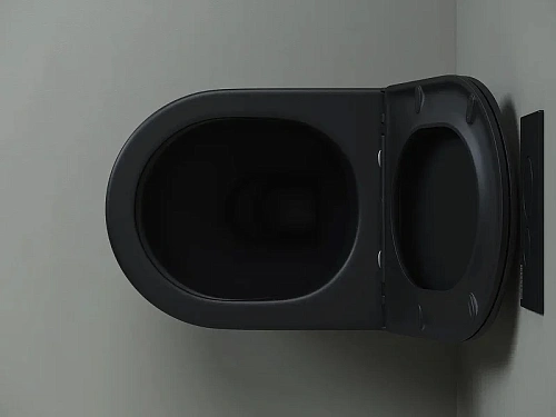 Унитаз приставной Ceramica Nova METROPOL CN4004MB черный матовый Унитаз приставной Ceramica Nova METROPOL CN4004MB черный матовый