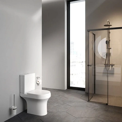 Унитаз напольный AM.PM X-Joy C85A8601SC безободковый с сиденьем микролифт Унитаз напольный AM.PM X-Joy C85A8601SC безободковый с сиденьем микролифт