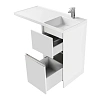 Тумба под раковину Aquaton Лондри 400 белый 1A236001LH010