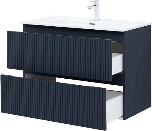 Тумба под раковину Aquanet Джейн Flat 90 маренго 00335430 подвесная Тумба под раковину Aquanet Джейн Flat 90 маренго 00335430 подвесная