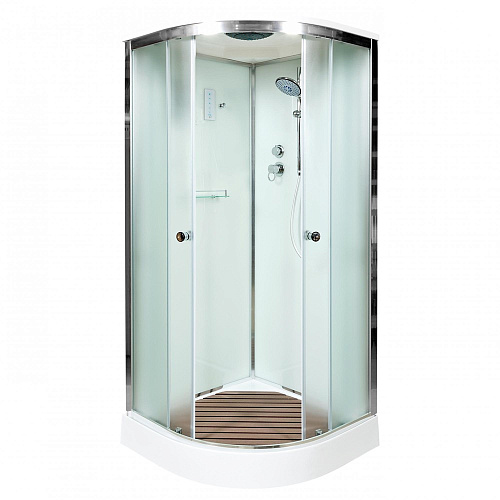 Душевая кабина Dto D09S (D09SEL) 90x90 см с электрикой Душевая кабина Dto D09S (D09SEL) 90x90 см с электрикой