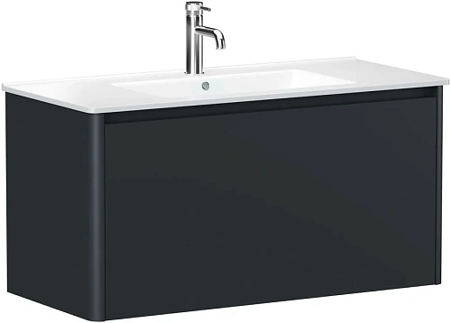 Тумба под раковину Allen Brau Gravity 100 1.370014.AM антрацит матовый Тумба под раковину Allen Brau Gravity 100 1.370014.AM антрацит матовый