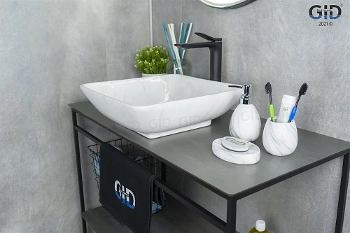 Раковина Gid Mnc184 54421 накладная под камень глянцевая 41,5x41,5x13,5 Раковина Gid Mnc184 54421 накладная под камень глянцевая 41,5x41,5x13,5