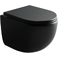 Унитаз подвесной Ceramica Nova UP CN4007MB черный матовый Унитаз подвесной Ceramica Nova UP CN4007MB черный матовый