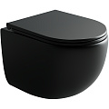 Унитаз подвесной Ceramica Nova UP CN4007MB черный матовый Унитаз подвесной Ceramica Nova UP CN4007MB черный матовый