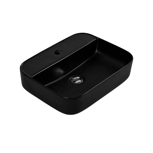 Раковина Aquatek ВЕГА AQ5506-MB 500x395x140 матовый черный, накладная Раковина Aquatek ВЕГА AQ5506-MB 500x395x140 матовый черный, накладная