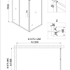 Душевой уголок Niagara Nova NG-62-13A-A100 (130x100x195) квадратная, дверь раздвижная Душевой уголок Niagara Nova NG-62-13A-A100 (130x100x195) квадратная, дверь раздвижная