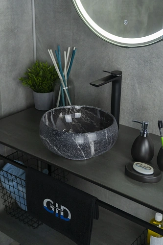 Раковина Gid Mnc480 54432 накладная под камень глянцевая 32x32x15.5 Раковина Gid Mnc480 54432 накладная под камень глянцевая 32x32x15.5