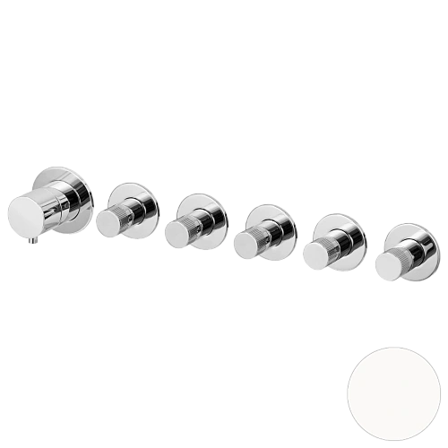 Смеситель для душа Remer X Style N98D5PWBBO, белый матовый Смеситель для душа Remer X Style N98D5PWBBO, белый матовый