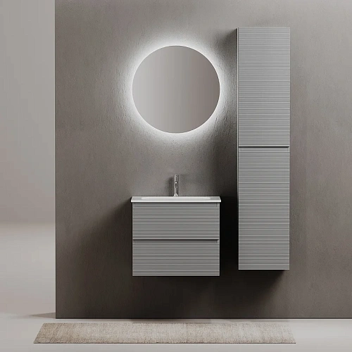 Тумба под раковину Sancos Folk FL60ES 590х445х500 Ergraut soft, подвесная Тумба под раковину Sancos Folk FL60ES 590х445х500 Ergraut soft, подвесная