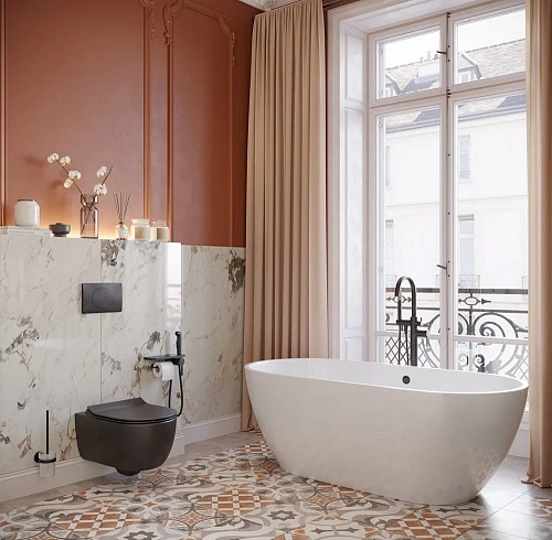 Ванна из искусственного камня STWORKI Берген 170х80 573846 Ванна из искусственного камня STWORKI Берген 170х80 573846