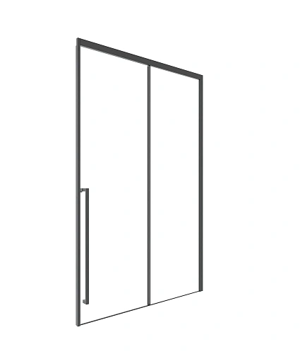 Душевая дверь Timo (T59L) TDSS-150/03C-8L, раздвижная 1500x2000, профиль черный, стекло прозрачное 8 мм Душевая дверь Timo (T59L) TDSS-150/03C-8L, раздвижная 1500x2000, профиль черный, стекло прозрачное 8 мм