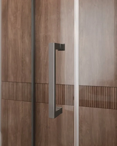 Душевой уголок CEZARES MOLVENO-R-1-90-C-GM-IV цвет профиля оружейная сталь стекло прозрачное 900x900 мм Душевой уголок CEZARES MOLVENO-R-1-90-C-GM-IV цвет профиля оружейная сталь стекло прозрачное 900x900 мм