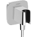 Шланговое подключение Hansgrohe FixFit Porter Q с держателем для душа 26887000, хром Шланговое подключение Hansgrohe FixFit Porter Q с держателем для душа 26887000, хром