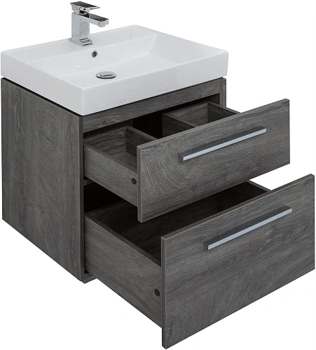 Комплект мебели Aquanet Nova 60 дуб рошелье (2 ящика) 00246281 Комплект мебели Aquanet Nova 60 дуб рошелье (2 ящика) 00246281