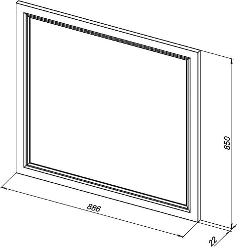 Комплект мебели STWORKI Эстерсунд 90 белая матовая, монте тиберио с отверстием под смеситель в столе 460326 Комплект мебели STWORKI Эстерсунд 90 белая матовая, монте тиберио с отверстием под смеситель в столе 460326