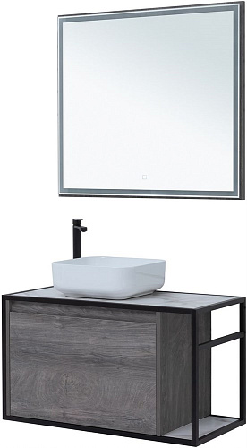 Тумба под раковину Aquanet Nova Lite Loft 90 L дуб рошелье 00261656 Тумба под раковину Aquanet Nova Lite Loft 90 L дуб рошелье 00261656