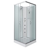 Картинка анонса товара «душевая кабина niagara classic ng-1101-14bkg (900х900х2000) низкий поддон (13см) стекло матовое с полкой 11011423bkg»