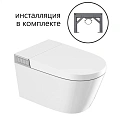 Комплект унитаза ABBER Bequem AC1120S электронный с функцией биде, с инсталляцией AC0101P2 Комплект унитаза ABBER Bequem AC1120S электронный с функцией биде, с инсталляцией AC0101P2