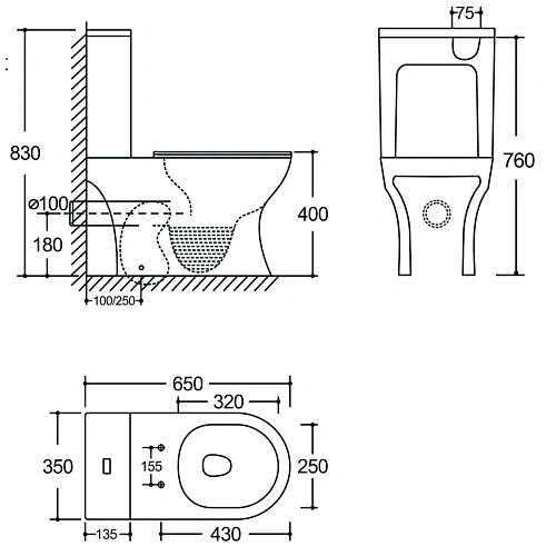 Бачок для унитаза Aquanet Roll 3.0 Tornado 00348008 Бачок для унитаза Aquanet Roll 3.0 Tornado 00348008