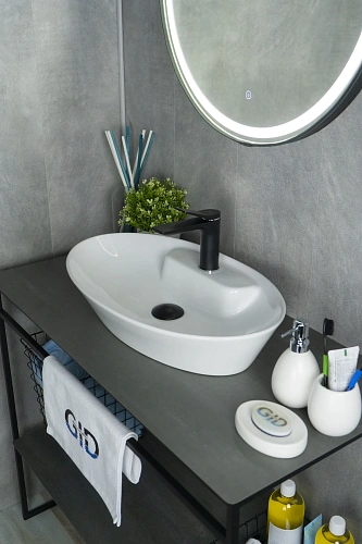 Раковина Gid N9398 51142 накладная белая 61x37x12 Раковина Gid N9398 51142 накладная белая 61x37x12