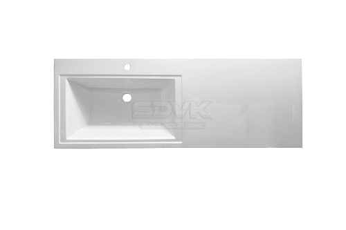 Раковина Эстет Dallas silk ФР-00014931 левая 1300х480 накладная Раковина Эстет Dallas silk ФР-00014931 левая 1300х480 накладная