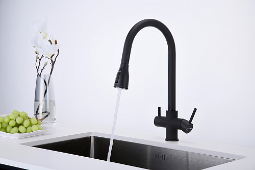 Смеситель для кухни Paulmark LANGE антрацит La214212-AN Смеситель для кухни Paulmark LANGE антрацит La214212-AN