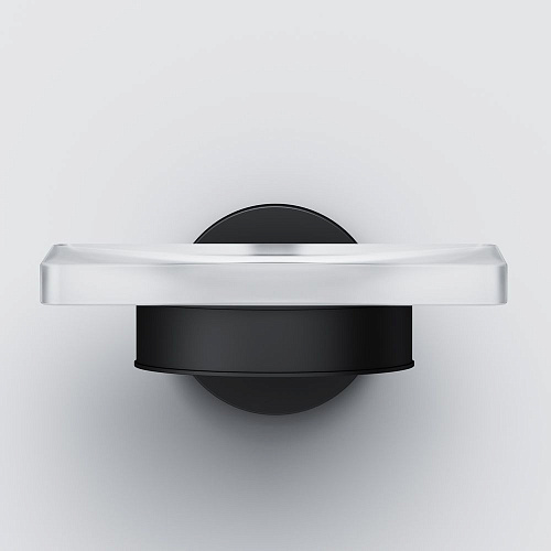 Мыльница AM.PM X-Joy A85A34222, стеклянная черный Мыльница AM.PM X-Joy A85A34222, стеклянная черный