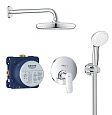 Душевая система GROHE Eurosmart Cosmopolitan с верхним душем Tempesta 210, хром (25219001) Душевая система GROHE Eurosmart Cosmopolitan с верхним душем Tempesta 210, хром (25219001)