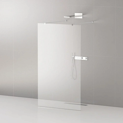 Душевая перегородка CEZARES LIBERTA-L-2-115-120-C-Cr 115см стекло прозрачное, профиль хром Душевая перегородка CEZARES LIBERTA-L-2-115-120-C-Cr 115см стекло прозрачное, профиль хром