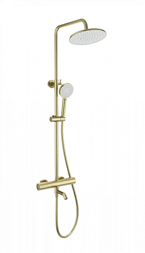 Душевая система Wonzon & Woghand с термостатом, брашированное золото (WW-A3006-T1-BG) Душевая система Wonzon & Woghand с термостатом, брашированное золото (WW-A3006-T1-BG)