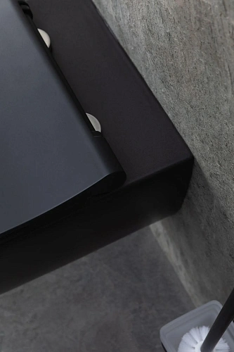 Унитаз подвесной Allen Brau Priority 4.31001.31 с крышкой, черный матовый Унитаз подвесной Allen Brau Priority 4.31001.31 с крышкой, черный матовый