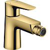 Картинка анонса товара «смеситель для биде hansgrohe talis e 71720990, полир. золото»