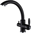 Смеситель для кухни Paulmark ESSEN Es213001-BLM черный Смеситель для кухни Paulmark ESSEN Es213001-BLM черный