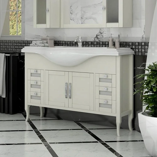 Тумба под раковину Opadiris Мираж 120 00-00000057 слоновая кость Тумба под раковину Opadiris Мираж 120 00-00000057 слоновая кость