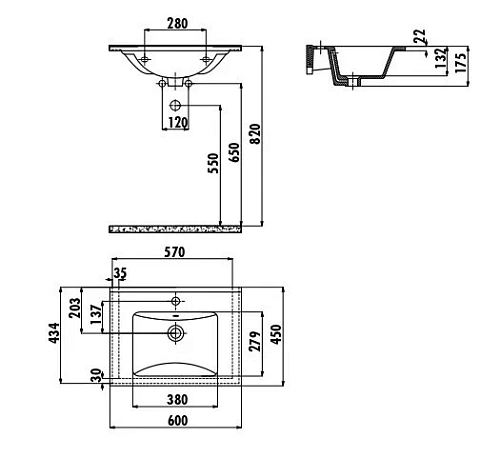 Раковина Creavit Su SU060-00CB00E-0000 белая 60 см Раковина Creavit Su SU060-00CB00E-0000 белая 60 см