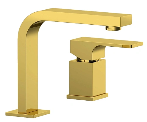 Смеситель для раковины Remer Absolute AU57DO, золото глянцевое Смеситель для раковины Remer Absolute AU57DO, золото глянцевое