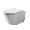 Картинка анонса товара «унитаз подвесной ceramica nova trend 111010 безободковый, с сиденьем softclose»