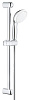 Картинка анонса товара «душевой гарнитур grohe new tempesta 100, ручной душ, душевая штанга 600 мм и шланг, хром (26803000)»