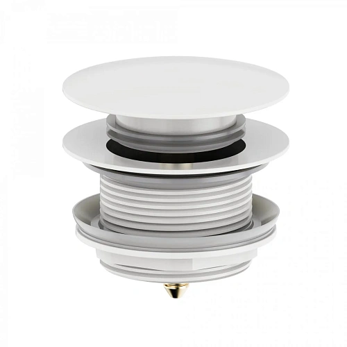 Донный клапан Wonzon & Woghand для ванны, белый матовый (WW-SS105-MW) Донный клапан Wonzon & Woghand для ванны, белый матовый (WW-SS105-MW)