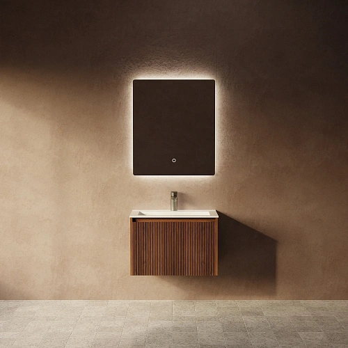 Тумба под раковину ArtDecco Camilla 60 ACM06W22S000 подвесная, черный орех Тумба под раковину ArtDecco Camilla 60 ACM06W22S000 подвесная, черный орех