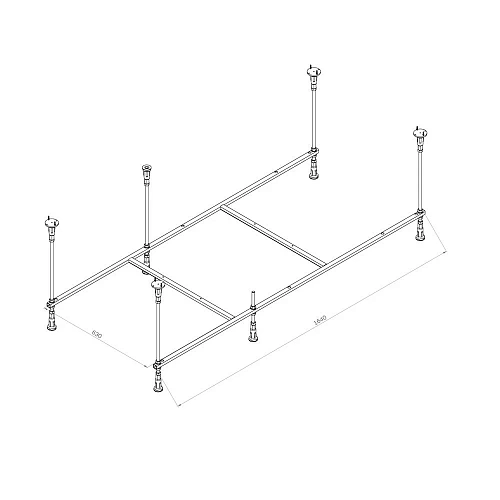 Каркас для ванны AM.PM Func W84A-170-075W-R 170х75 Каркас для ванны AM.PM Func W84A-170-075W-R 170х75